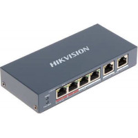 Thiết bị chuyển mạch POE 4 cổng (2 cổng Uplink) Hikvision DS-3E0106HP-E