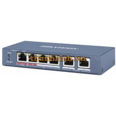 Thiết bị chuyển mạch cấp nguồn POE 4 Port Hikvision DS-3E0106P-E/M