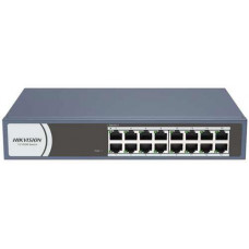 Switch 16 cổng HIKVISION DS-3E0116R-O (16 ports 10/100M RJ45, Vỏ kim loại)