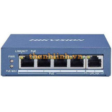 Switch cấp nguồn POE 4 Port Gigabit Hikvision DS-3E0505HP-E