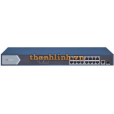 Switch cấp nguồn POE 16 Port Gigabit Hikvision DS-3E0518P-E
