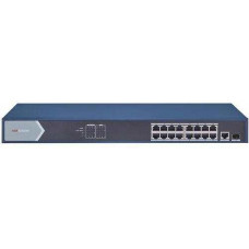 Switch cấp nguồn POE 16 Port Gigabit Hikvision DS-3E0518P-E/M