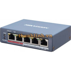 Thiết bị chuyển mạch 4 Port Fast Ethernet Smart POE Switch Hikvision DS-3E1105P-EI