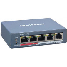 Switch PoE 8 ports quản lý qua cloud Hikvision DS-3E1105P-EI/M