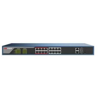 Thiết bị chuyển mạch 16 Port Fast Ethernet Smart POE Switch Hikvision DS-3E1318P-EI