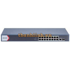 16 Port Gigabit Smart PoE Switch HIKVISION DS-3E1518P-EI(O-STD)V2