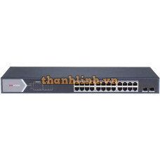 Switch cấp nguồn PoE 16 Port Gigabit Hikvision DS-3E1526P-EI