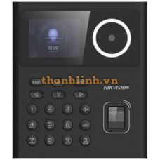 Thiết bị chấm công & kiểm soát ra vào khuôn mặt/vân tay/thẻ Hikvision DS-K1T320MFXW
