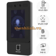 Máy Chấm Công Khuôn Mặt Hikvision DS-K1T342MFWX-E1