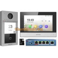 Bộ Kit chuông cửa có hình IP HIKVISION DS-KIS604-S(C)