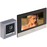 Bộ màn hình kèm chuông cửa Hikvision DS-KIS702(B)