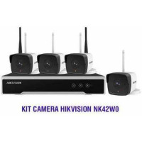 Trọn bộ (4 Camera 1 Đầu ghi) KIT WIFI Hikvision NK42W0