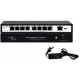 Switch POE 8-cổng 100Mbps POE Switch, mở rộng 1 cổng 1-port 100Mbps UPLINK RJ-45, 60W Hikvision SH-1008P-E