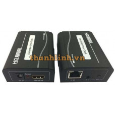 Bộ mở rộng HDMI 150m qua cáp cat5e/6 với bộ điều khiển từ xa , gồm adaptor Hikvision SH- HDMI 150T-R