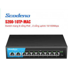 Switch mạng 10 cổng SCODENO S200-10TP-MAC