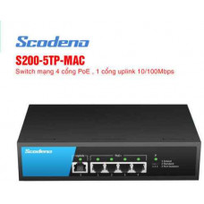 Switch mạng 5 cổng SCODENO S200-5TP-MAC