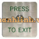 Nút Nhấn Exit Honeywell Giao Diện Màu Xanh Lá Cây Honeywell model PB22