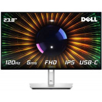 Màn hình máy tính Dell U2424H 23.8" Full HD LED 1920x1080 IPS 120Hz, 1xDP 1.4 , 1 HDMI 1.4, 1 USB Typce - C upstream port, 1 USB TypeC downstream, 3 x USB 10Gpbs, 1 Display Port (out) with MST, 1 audio line out port, 03 Year, China