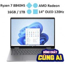 Laptop AI HP Envy X360 14-fa0047AU - A19BPPA (Ryzen 7 8840HS/RAM 16GB/Onboard/1TB SSD/Windows 11)