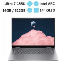 Laptop AI HP Envy x360 14-fc0090TU - A19C0PA (Ultra 7-155U/RAM 16GB/Onboard/512GB SSD/Windows 11)