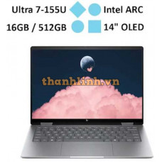 Laptop AI HP Envy x360 14-fc0090TU - A19C0PA (Ultra 7-155U/RAM 16GB/Onboard/512GB SSD/Windows 11)