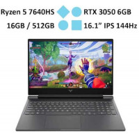 Laptop HP Victus 16-s0173AX - A9LG9PA (Ryzen 5 7640HS/ RAM 16GB/ GeForce RTX™ 3050/ 512GB SSD/ Windows 11)