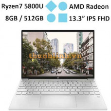 Laptop HP Pavilion Aero 13-be0229AU (64U91PA) (AMD Ryzen 7 5800U) (Bạc)