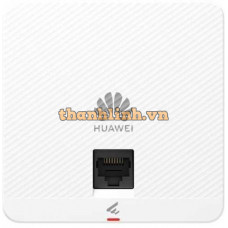 Bộ phát WiFi 6 Huawei eKitEngine AP162E, 2 băng tần, tốc độ tối đa 2.975 Gbps, 2 GE, 64 user, inwall, dùng cho khách sạn, resort, biệt thự
