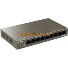Switch mạng 9-Ports Gigabit Desktop PoE+ Switch with 8-PoE Ports and 1 GE Uplink Port IP-Com G1109P-8-102W V1.0