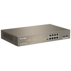 Switch mạng 8-Port Gigabit Desktop Switch with 8-Port PoE, Built-in Marvell chip IP-Com G1110P-8-150W