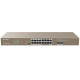 Switch mạng 16-Port Gigabit+2SFP Switch with 16-Port PoE, Built-in Marvell chip IP-Com G1118P-16-250W