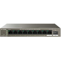 Switch mạng 8*GE Ports +1GE+1*SFP Ports Cloud Management PoE+ Switch with 8 PoE Ports IP-Com G2210P-8-102W