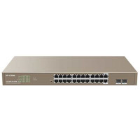 Switch mạng 24-Ports+2SFP Gigabit L2 Managed Switch with 24 PoE Ports,1 Reset Port; IP-Com G3326P-24-410W