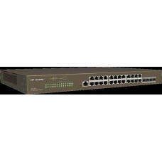 Switch mạng 24-Ports Gigabit L3 Managed Switch with 4 SFP Ports,1 Console Port; IP-Com G5328F