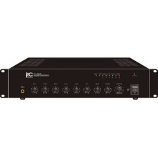 Bộ khuếch đại Amply âm thanh công cộng Class-D Mixer Amplifier, 120W,1EMC input, 2AUX input, 4MIC input ( Unbalanced ) ITC T-120D