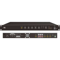 Bộ khuếch đại Amply âm thanh Class-D Mixer Amplifier, 240W,1EMC input, 2AUX input, 4MIC input ( Unbalanced ) ITC T-240D