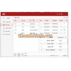 Phần mềm điều khiển phụ hệ thống phát sóng mạng IP V2.03 ITC T-7700T