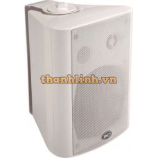 Loa cột 5"+1.5" Two way wall mount speaker, 30W, 100V, ABS body, metal grille, metal bracket, white ITC T-775W