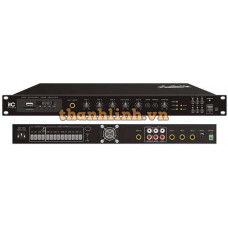 Bộ khuếch đại kèm trộn kỹ thuật số, tích hợp chọn 5 vùng loa, công suất 240W, Class-D Amply ITC TI-240DTB