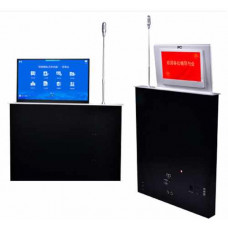 Màn hình nâng hạ 2 màn hình và 1 Mic TS-FE173MT3