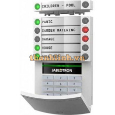 Bàn phím có dây JA-113E có phím bấm, đầu đọc từ RFID (125kHz) màu trắng Jablotron JA-113E