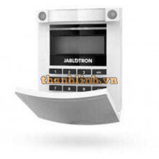 Bàn phím có dây JA-114E có phím bấm, đầu đọc từ RFID (125kHz), màn hình LCD màu trắng Jablotron JA-114E