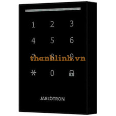 Module kiểm soát ra vào tích hợp đầu đọc từ và bàn phím cảm ứng mặt kính cường lực màu đen Jablotron JA-121E-BK