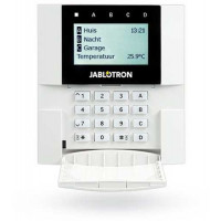 Bàn phím không dây JA-150E có phím bấm, đầu đọc RFID (125kHz), màn hình LCD và 4 Zone tích hợp (Chỉ dùng cho JA-100K) Jablotron JA-150E