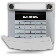 Bàn phím không dây JA-153E có phím bấm, đầu đọc từ RFID (125kHz) màu xám Jablotron JA-153E-GR