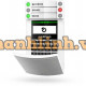 Bàn phím không dây JA-154E có phím bấm, đầu đọc từ RFID (125kHz), màn hình LCD màu trắng Jablotron JA-154E