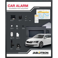 Panel sản phẩm demo car alarm size L Jablotron PI-PANEL-CAR-L-1