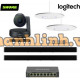 Bộ thiết bị hội nghị LargeL1 (Logitech Rally, Shure Stem Ceiling, Wall, Hub và Switch POE)