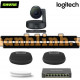 Bộ thiết bị hội nghị LargeL2 (Logitech Rally, Shure Stem Wall, Table, Hub và Switch POE)