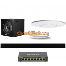 Bộ thiết bị hội nghị HuddleP1 (Poly EagleEye Cube, Shure Stem Ceiling, Wall, Hub và Switch POE)